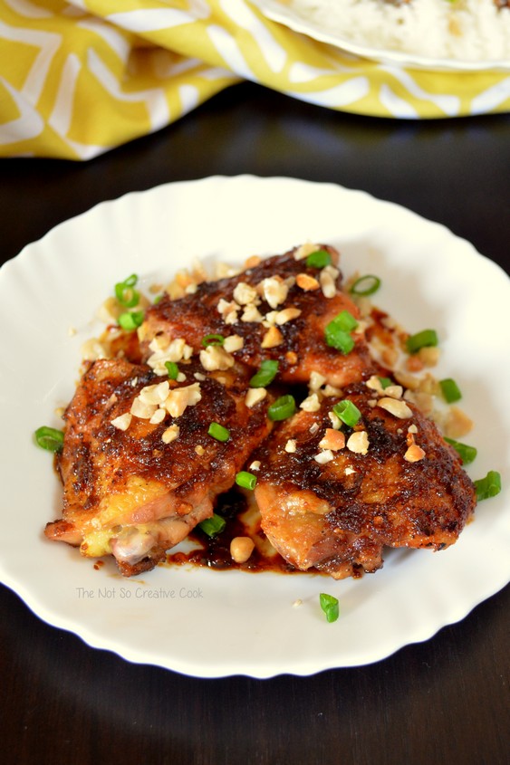 Sticky Spicy Chicken - The Not So Creative Cook