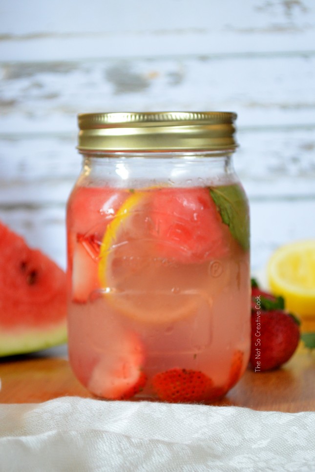 Strawberry-Watermelon Infused Water 2